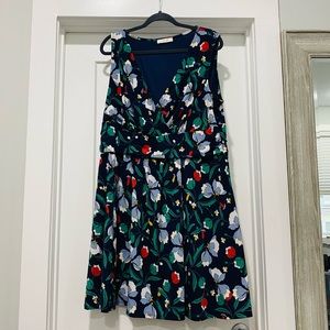 ModCloth Dark Floral Minidress - 2x